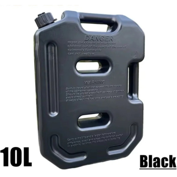Канистра горизонтальная GUDES LD-YG-J10-black черная 10 л