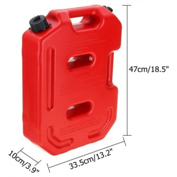 Канистра горизонтальная GUDES LD-YG-J10red красная 10 л