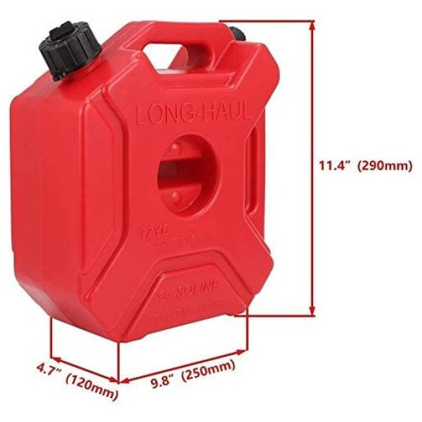Канистра горизонтальная GUDES LD-YG-J5-red красная 5 л