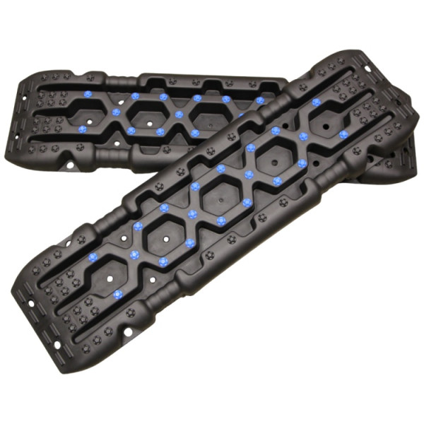 Сэнд-траки GUDES (пара), чёрные, с синими шипами