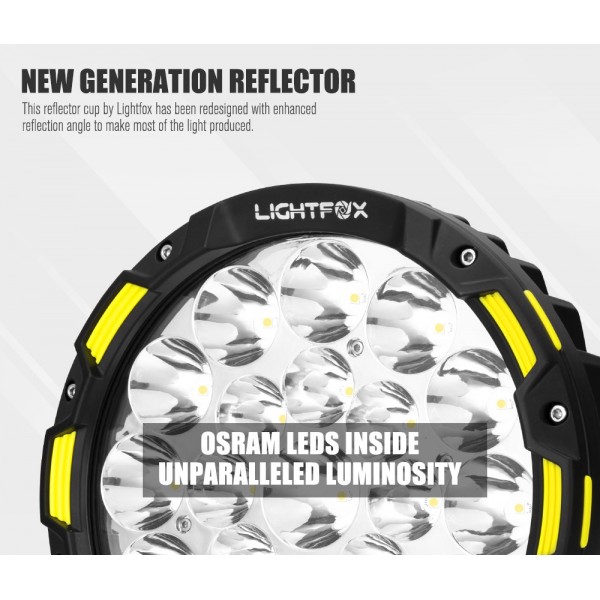 LightFox светодиодная фара DL-LED1-LF*2-VOR круглая